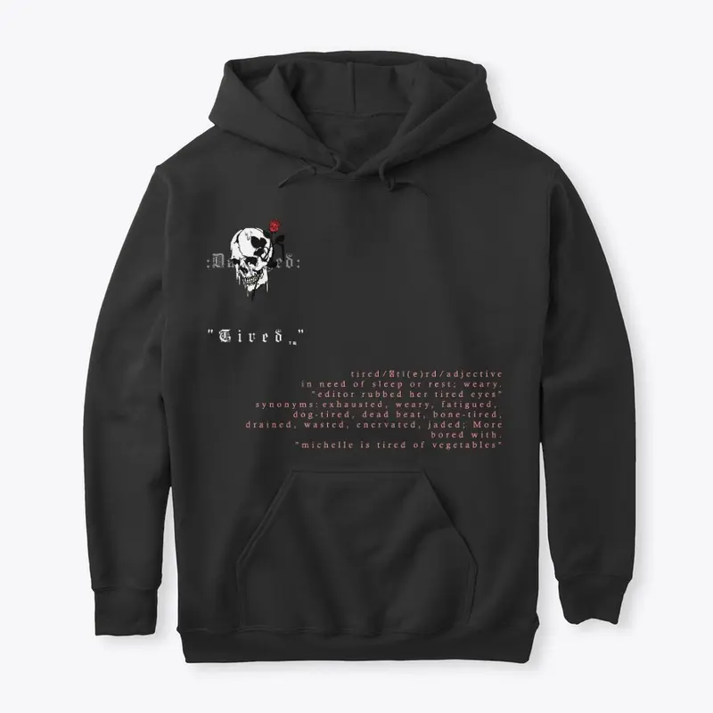 ' Tired x Thank you ' Hoodie\ gamerstent