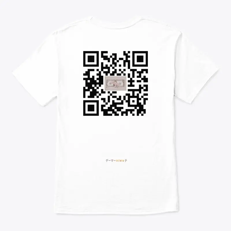 [backside] 'QR Code'-T shirt- gamerstent